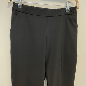 Zara black jogger style tapered pull on pants